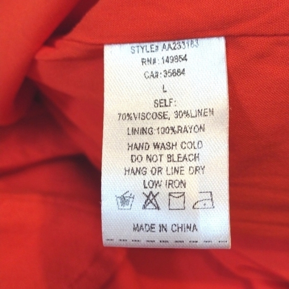 Sadie & Sage women's orange sleeveless, tank dress size (L) - Picture 5 of 11